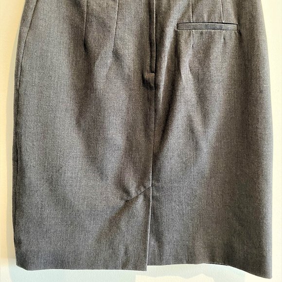 H&M Gray Pencil Skirt Size US 4 - Picture 5 of 7